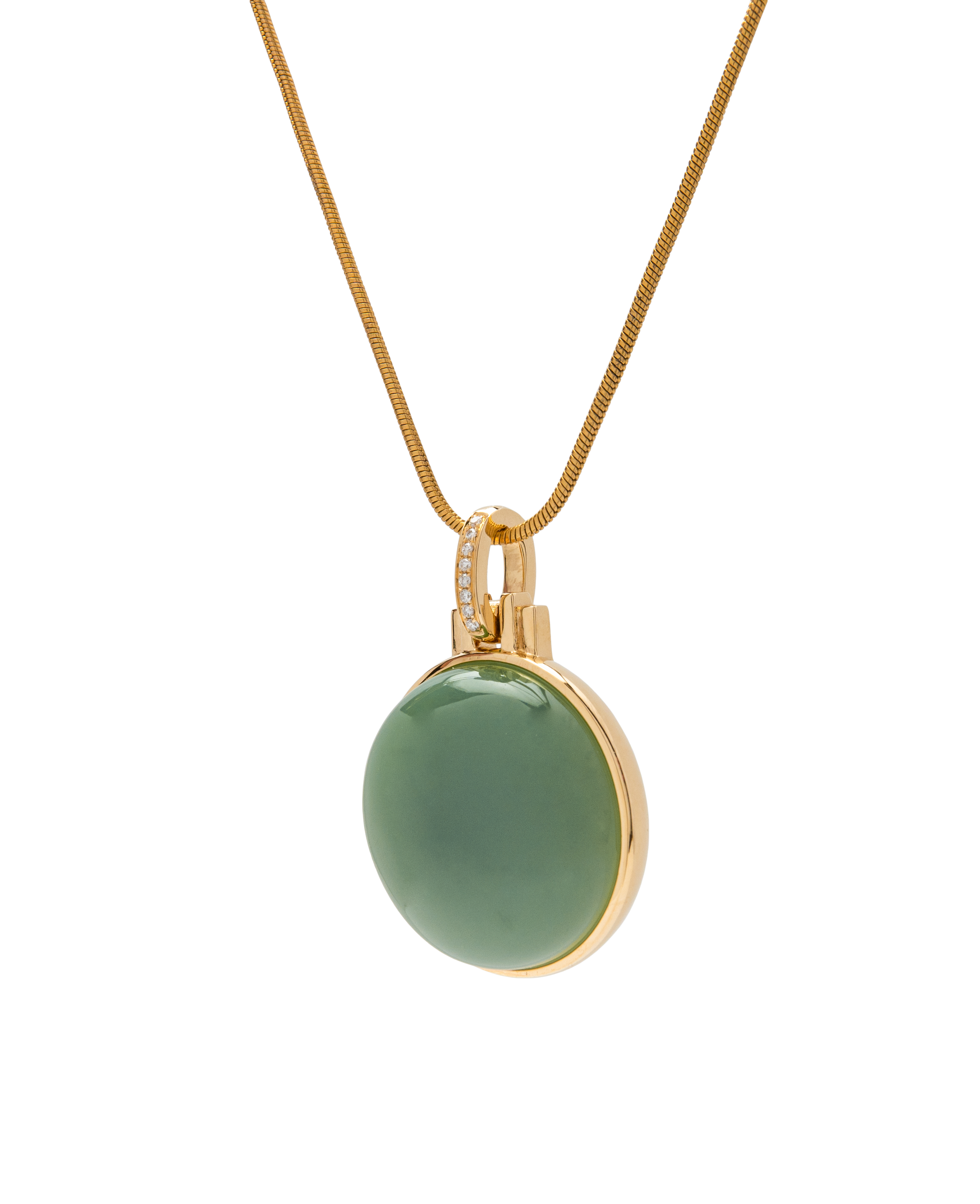 Sage Green Jade Exclusive Pendant