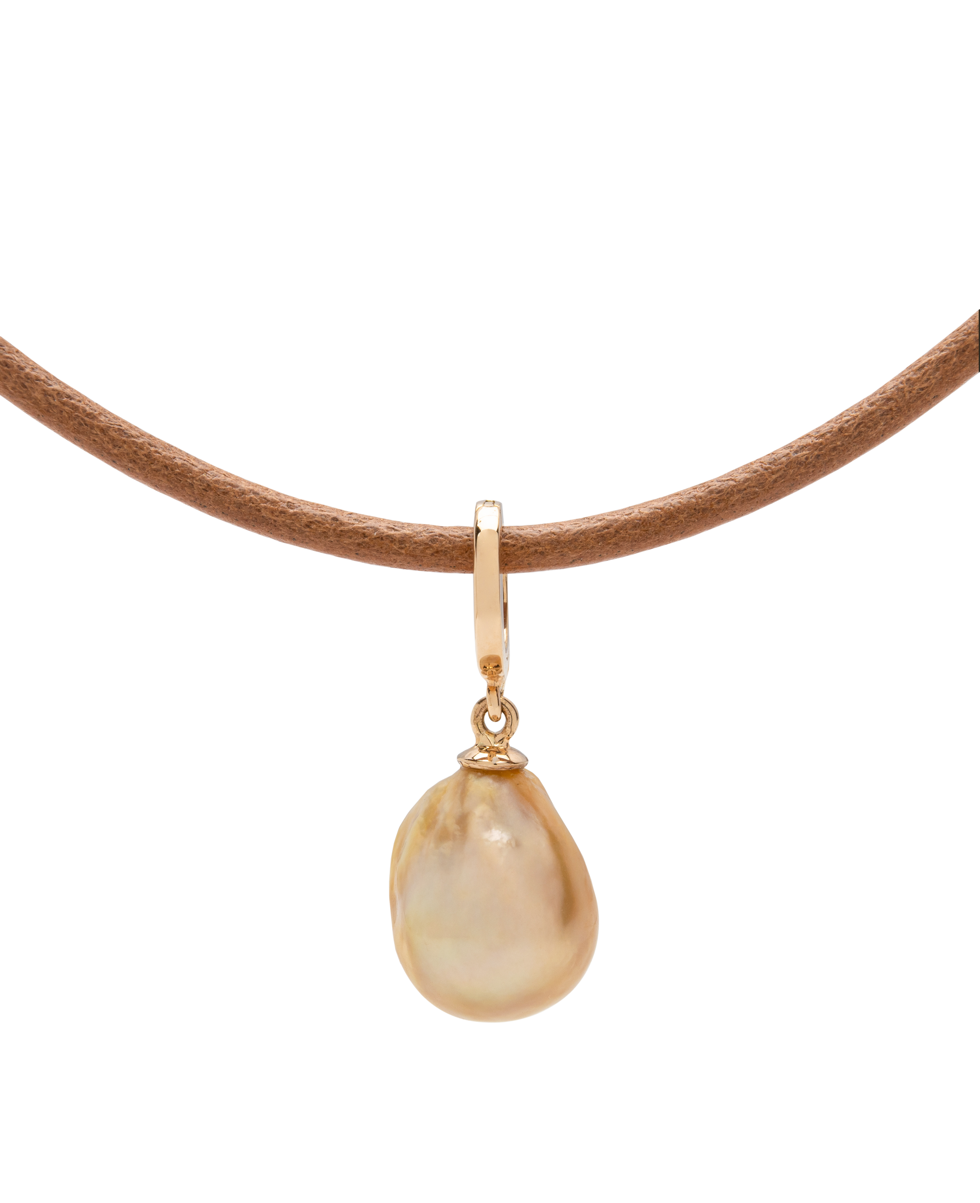 South Sea Gold Pearl Pendant 18k