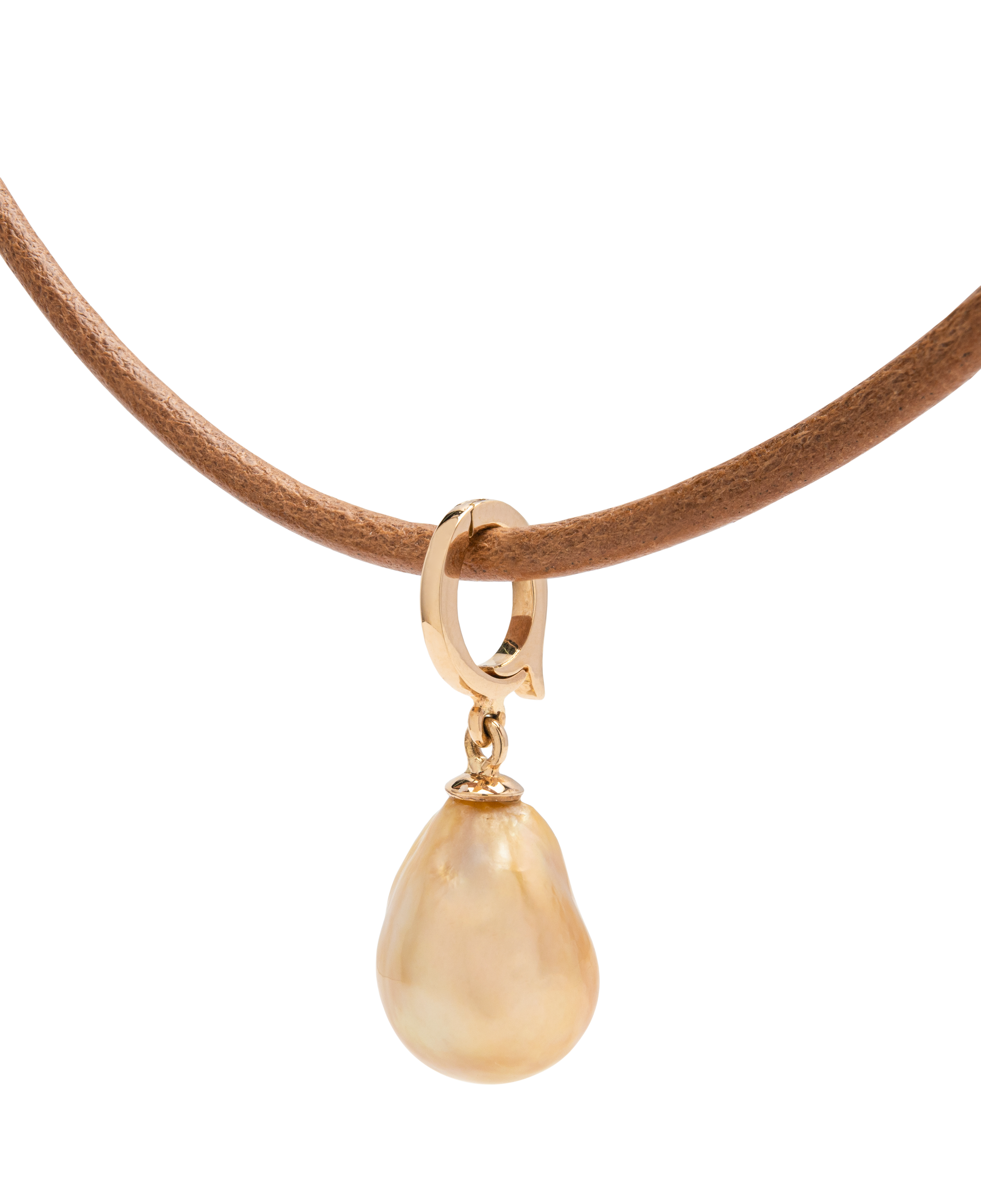 South Sea Gold Pearl Pendant 18k