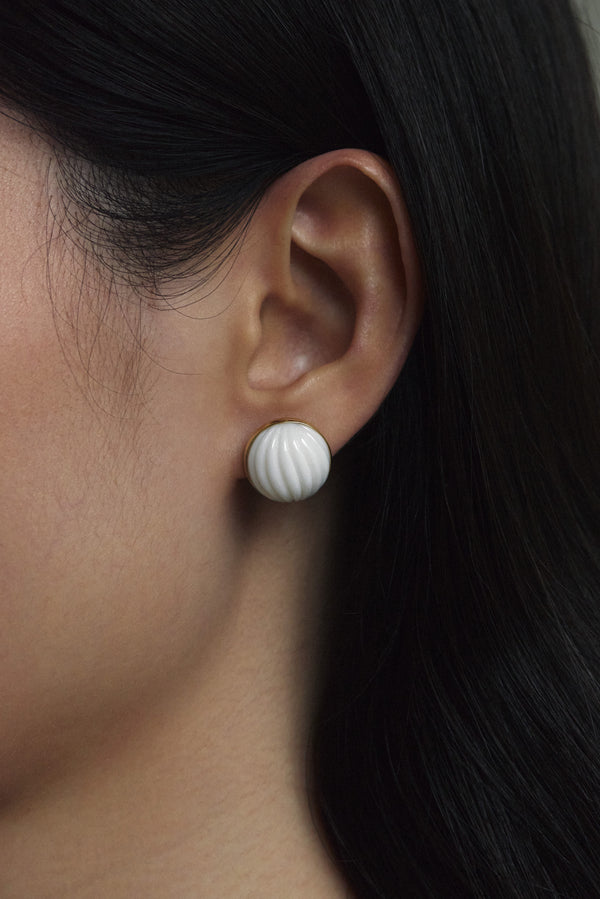 Shiro Sango Kabocha Studs
