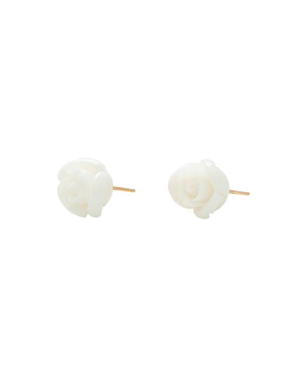 Shiro Sango Roses Ear Studs