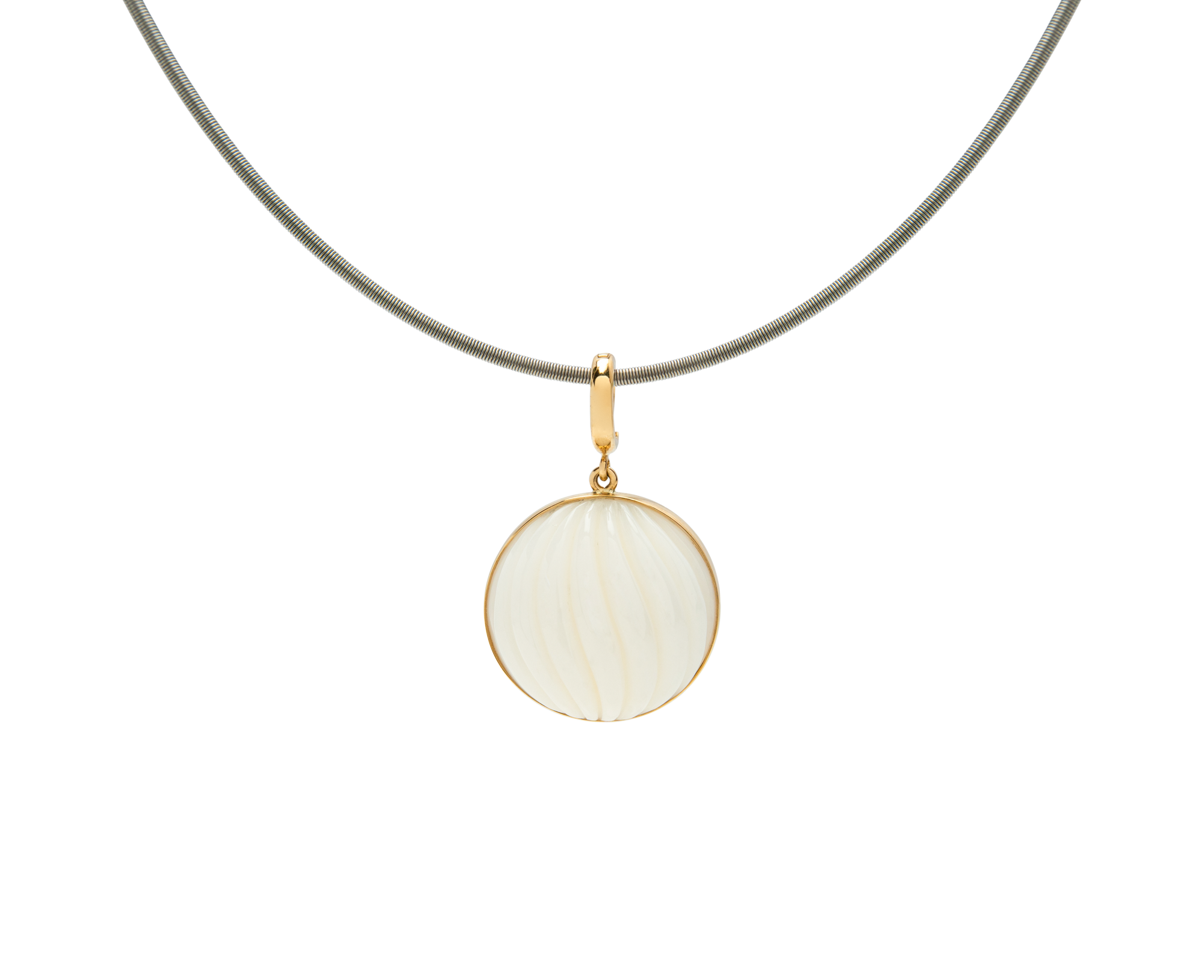 Shiro Sango Kabocha Pendant