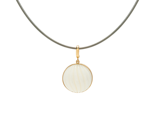 Shiro Sango Kabocha Pendant