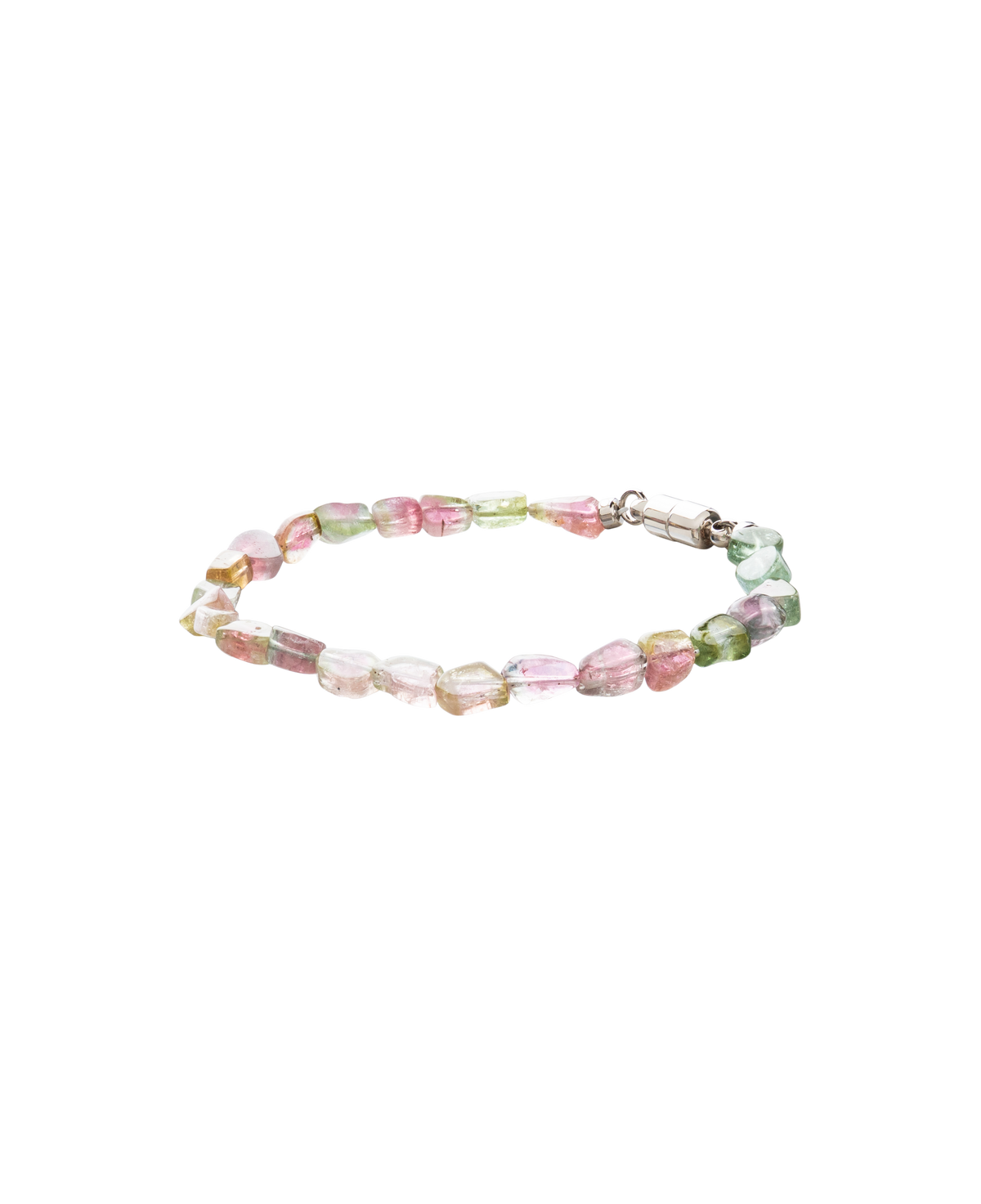 Watermelon Tourmaline Crush Bracelet