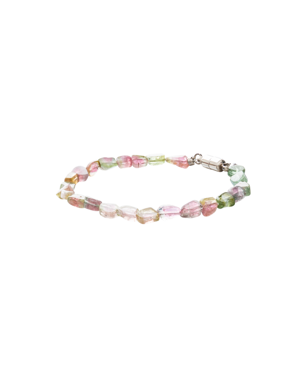 Watermelon Tourmaline Crush Bracelet