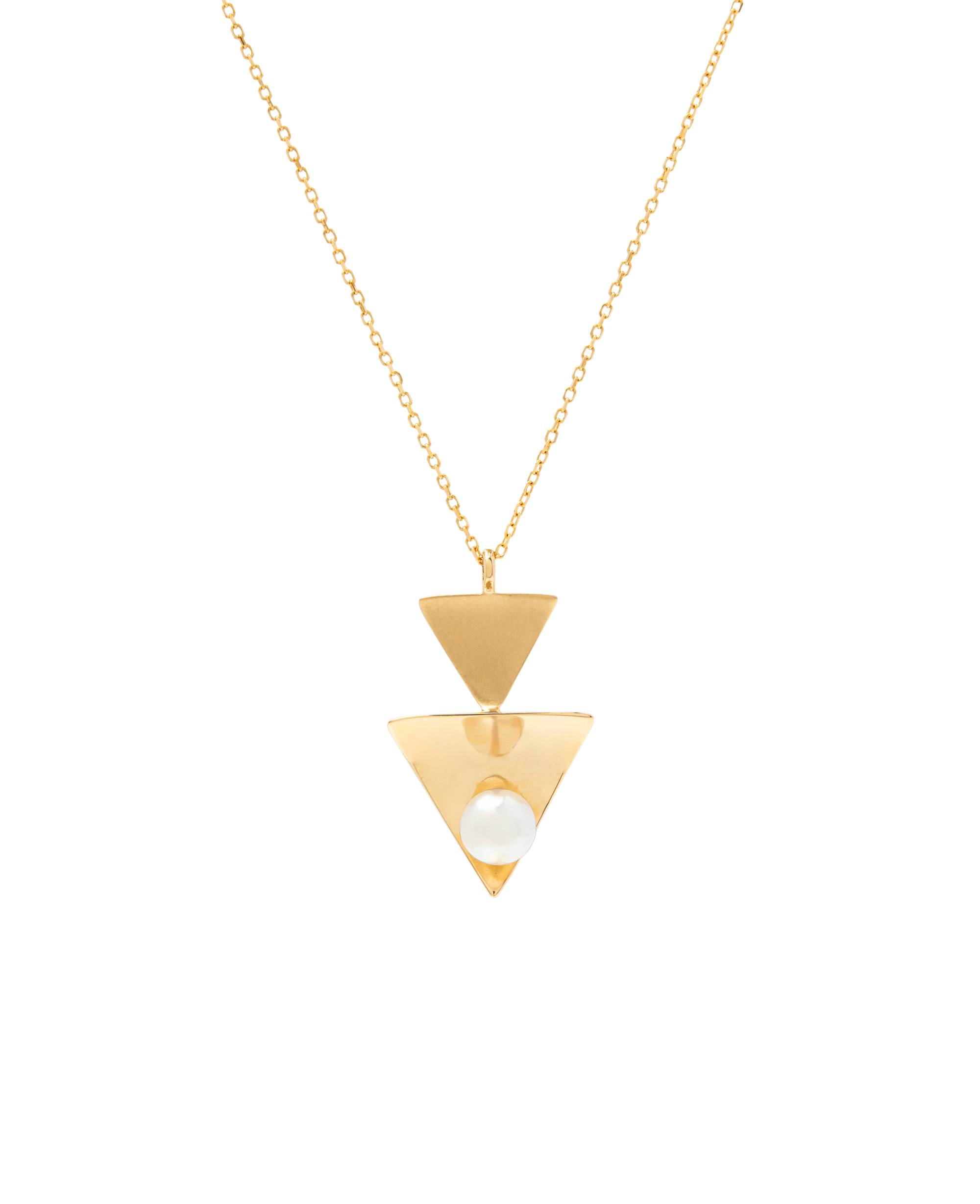 Twin Trigon Akoya Necklace