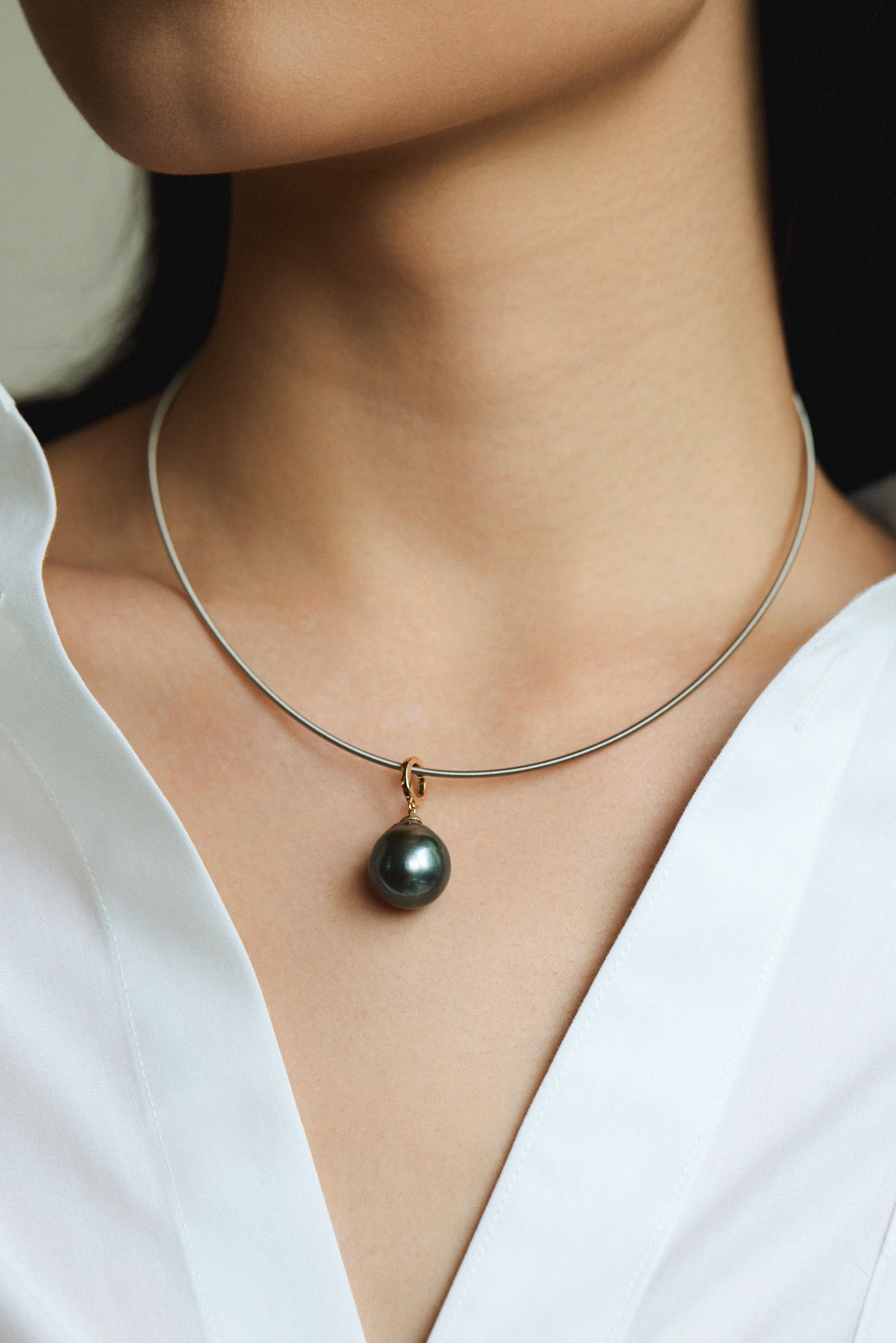Tahitian Pearls Pendant Necklace