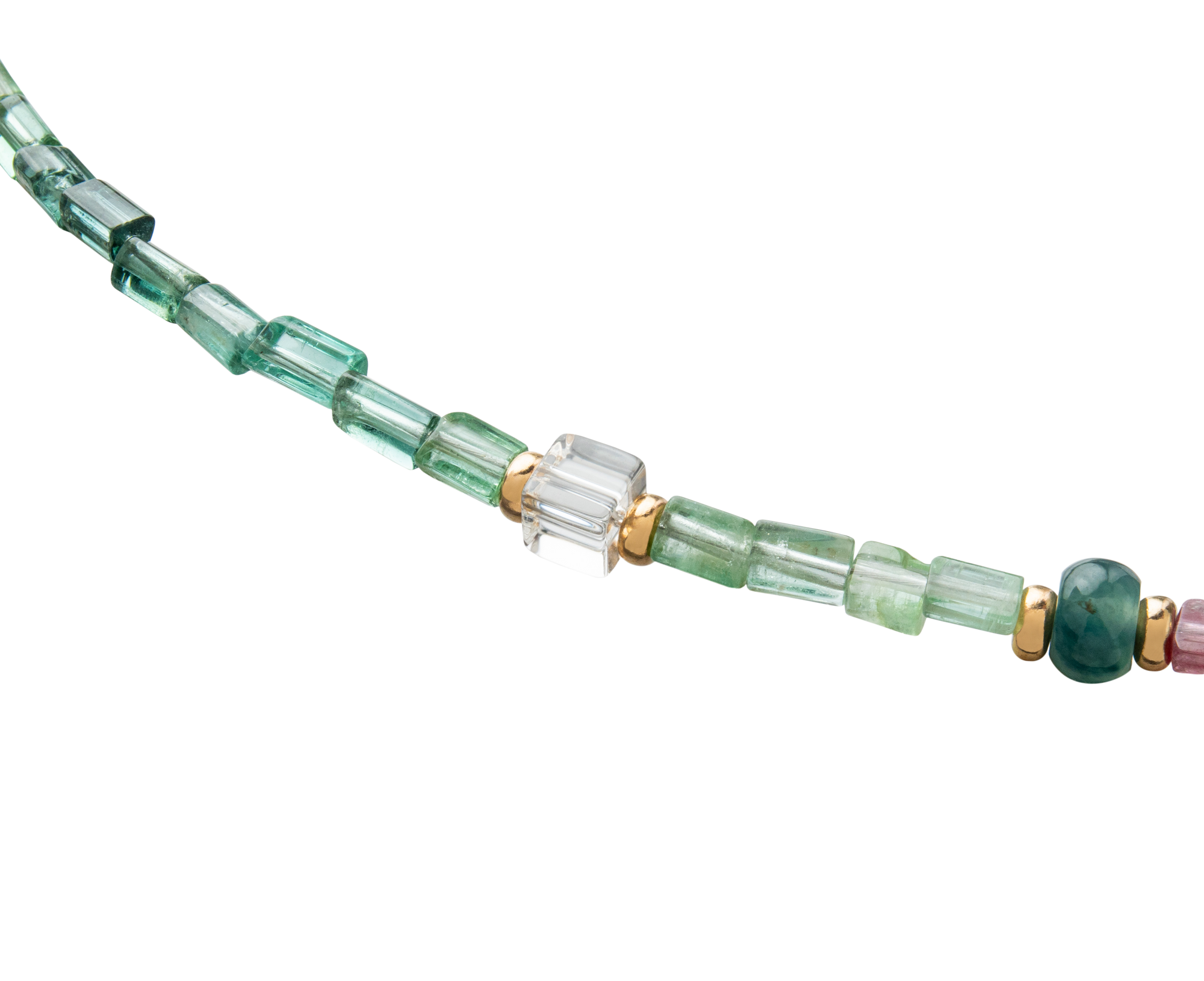 Garden Of Mist Tourmaline Necklace