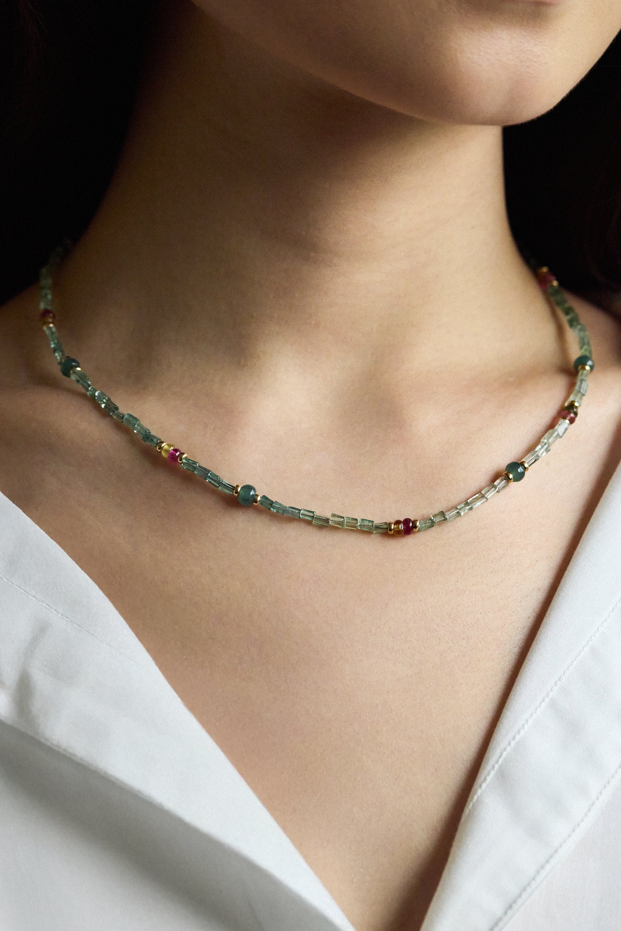 Garden of Dawn Tourmaline Necklace