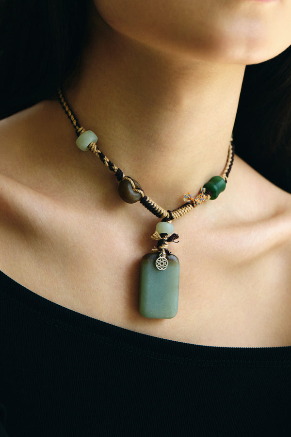Tribesman Jade Jumbo Necklace