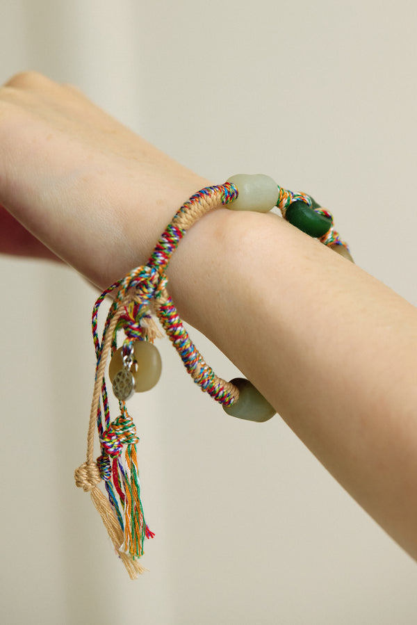 ⁠Tribesman Jade Bracelet