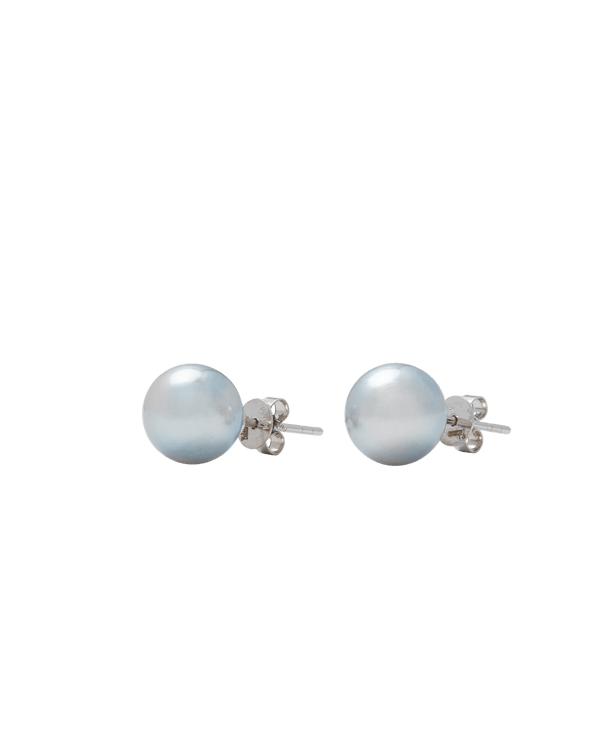 Akoya Madama Pearl Ear Studs - Yukimoto