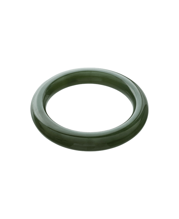 Army Green Jade Bangle - Yukimoto