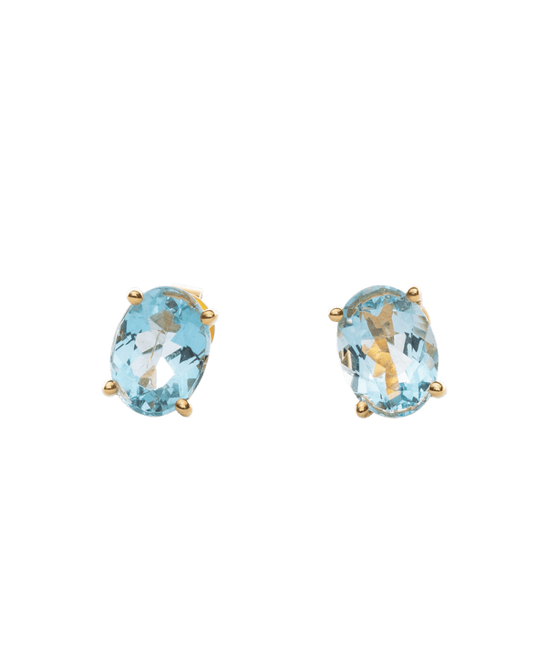 Ballerina Aquamarine Ear Studs - Yukimoto