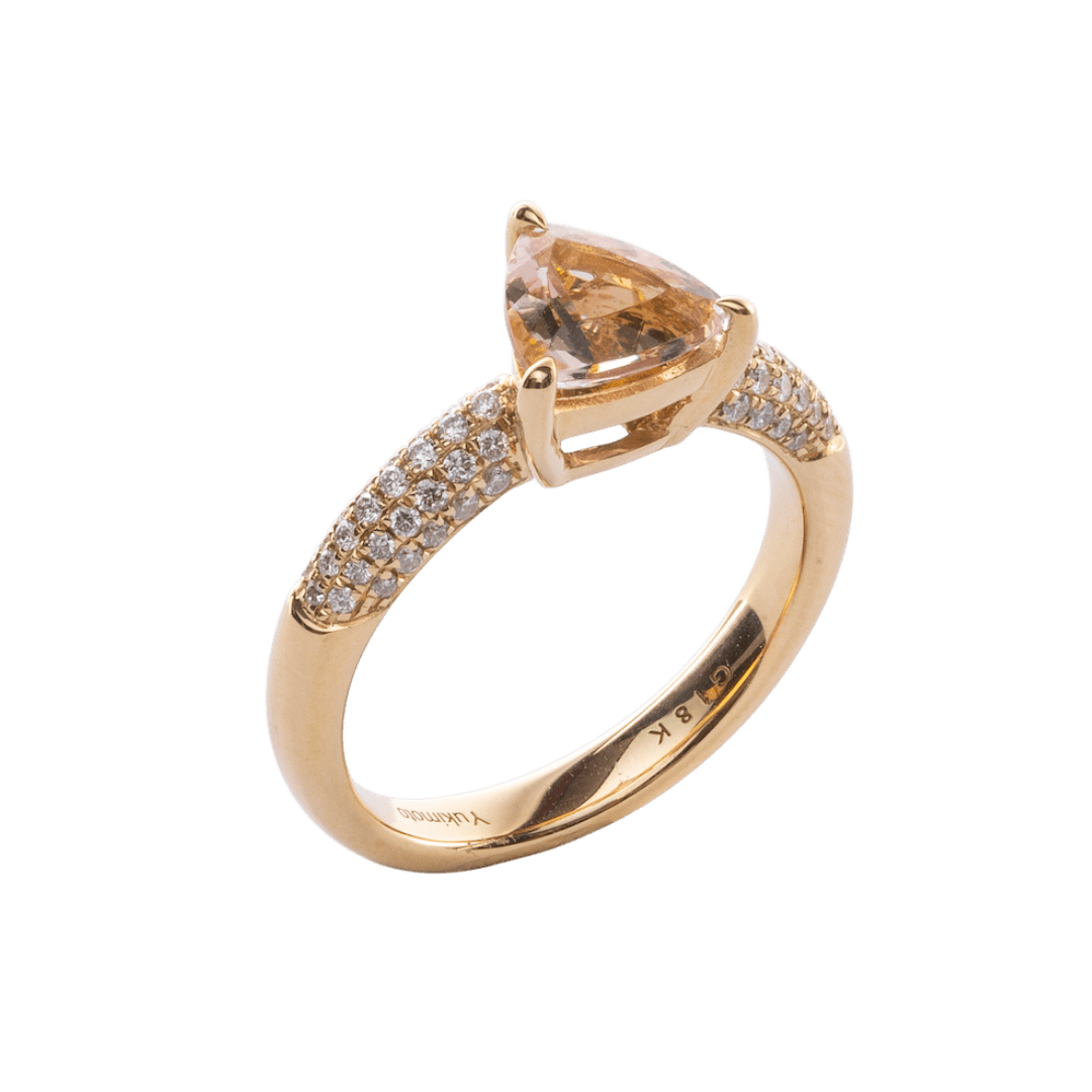 Ballerina Cloris Morganite Ring - Yukimoto