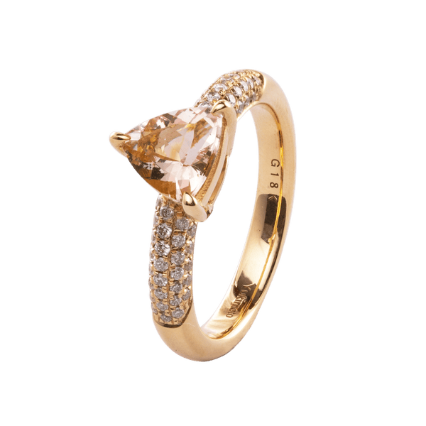 Ballerina Cloris Morganite Ring - Yukimoto