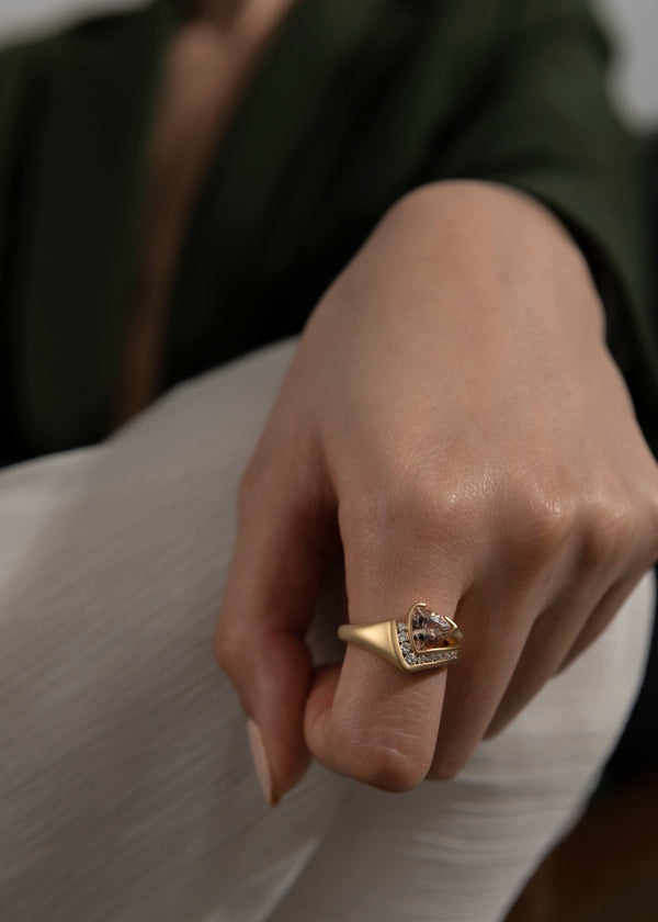 Ballerina Passé Morganite Ring - Yukimoto