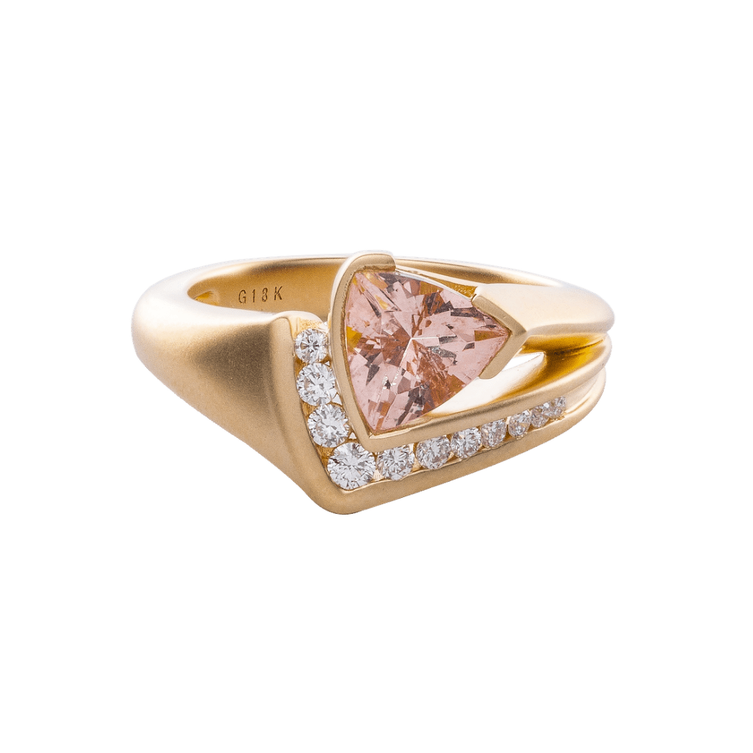 Ballerina Passé Morganite Ring - Yukimoto