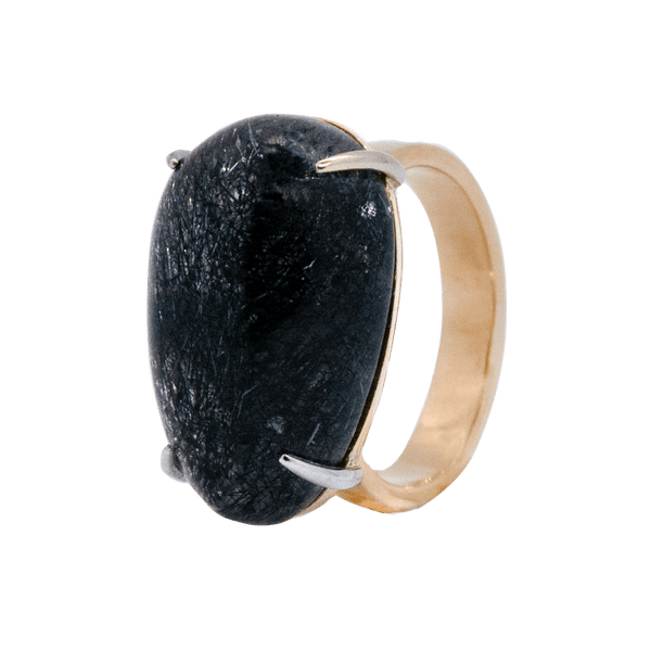 Blackie Super Seven Bi-Color Ring - Yukimoto