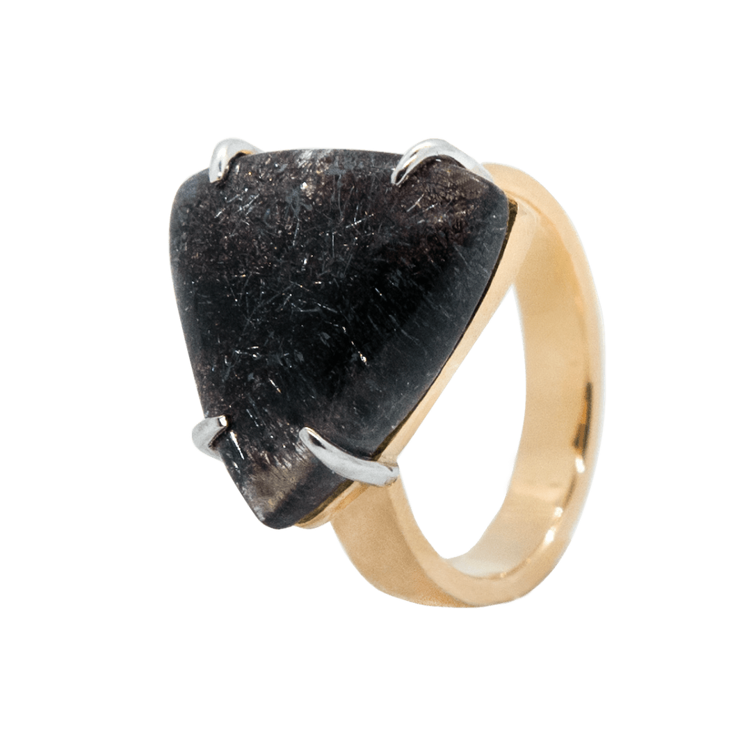 Blackie Super Seven Bi-Color Ring - Yukimoto
