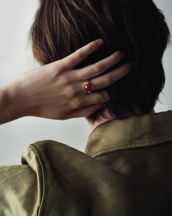 Candy Tourmaline Claw Ring - Yukimoto