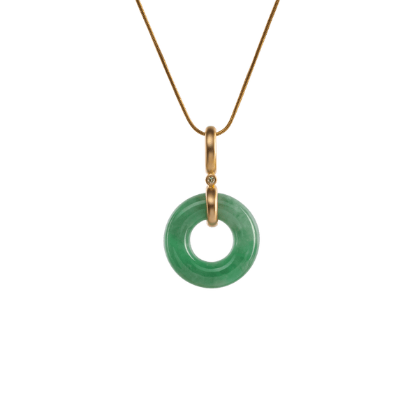 Jadeite Donut Classic Pendant - Yukimoto