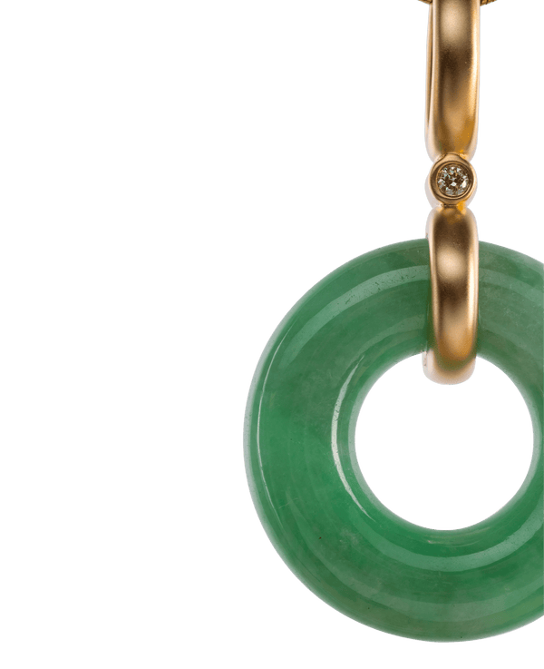 Jadeite Donut Classic Pendant - Yukimoto