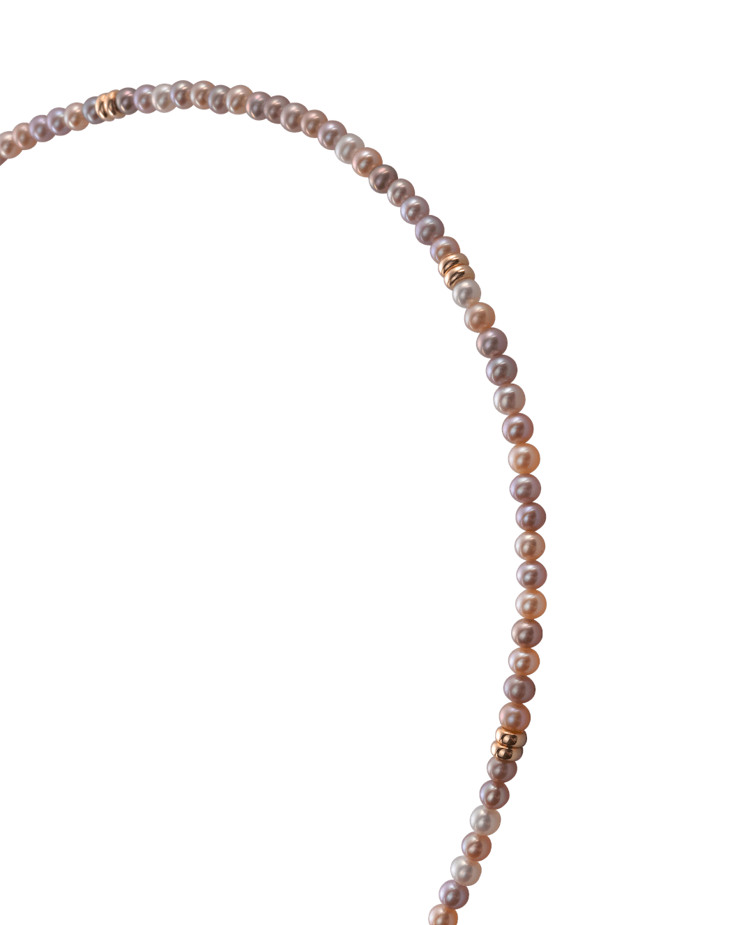 Metallic Pearl Necklace - Yukimoto