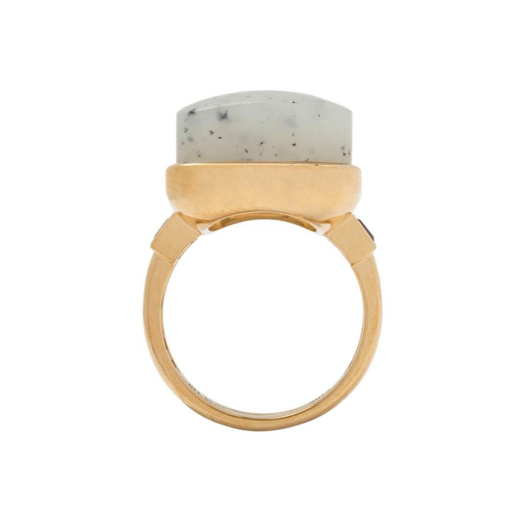 Oreo Cookies Loaf Jade Ring - Yukimoto