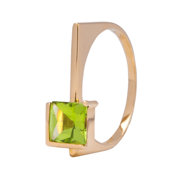 Peridot L Ring - Yukimoto