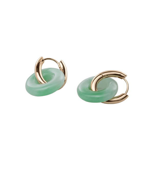 Tilly Jadeite Earrings - Yukimoto