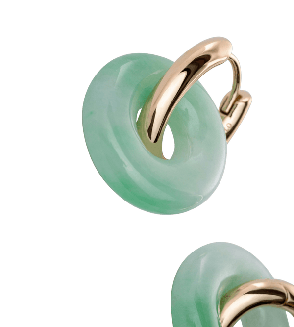 Tilly Jadeite Earrings - Yukimoto