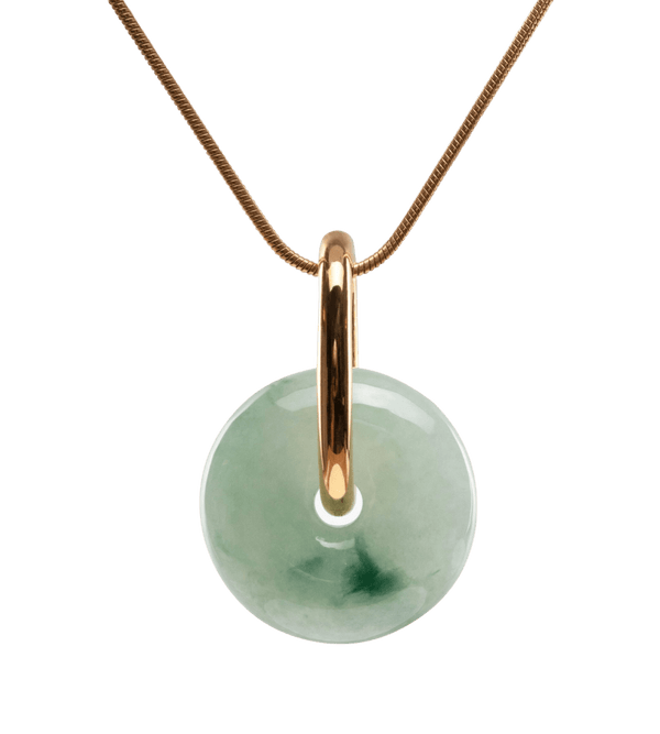 Tilly Oversized Jadeite Pendant - Yukimoto