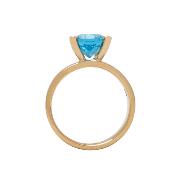 Voice Up Topaz Cigar Band Claw Ring - Yukimoto