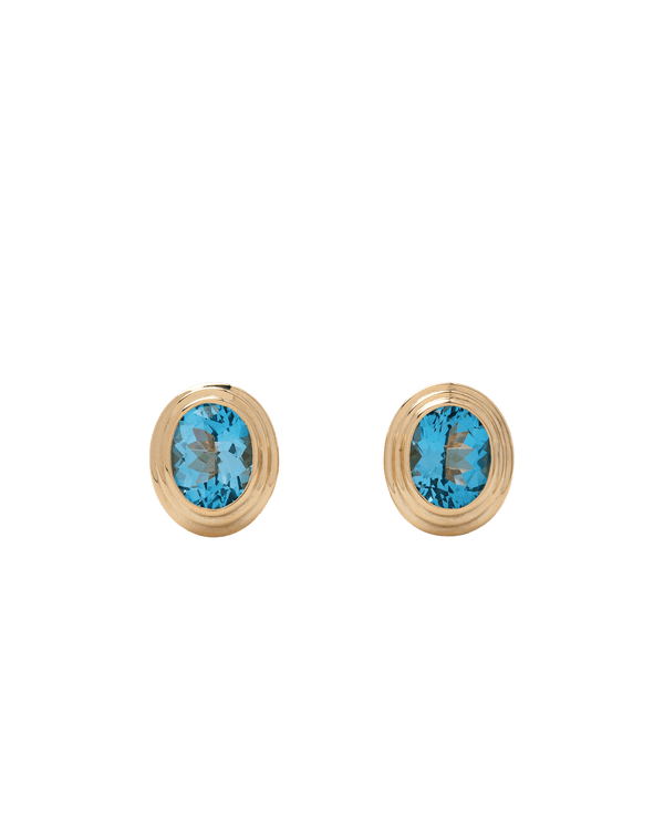 Voice Up Topaz Retro Ear Studs - Yukimoto