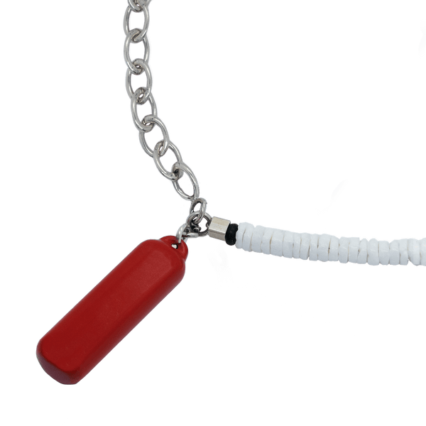 Whistle Cinnabar Necklace - Yukimoto